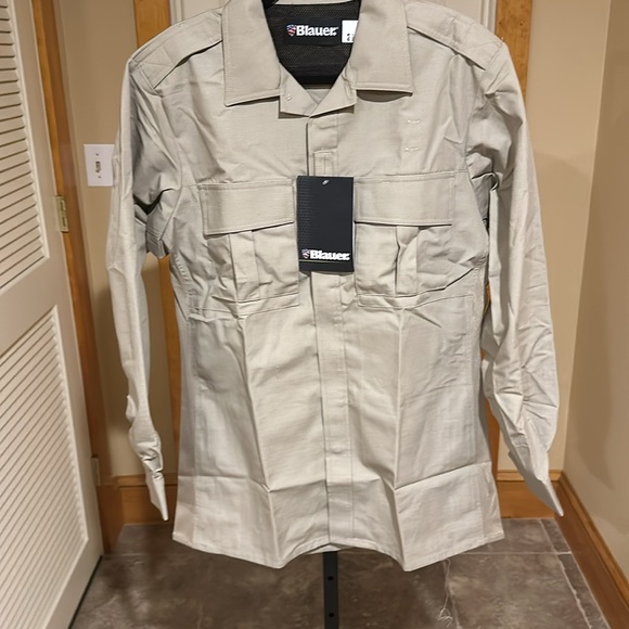 BLAUER men’s BDU TACTICAL LONG SLEEVE SHIRT 8730 - Picture 5 of 11